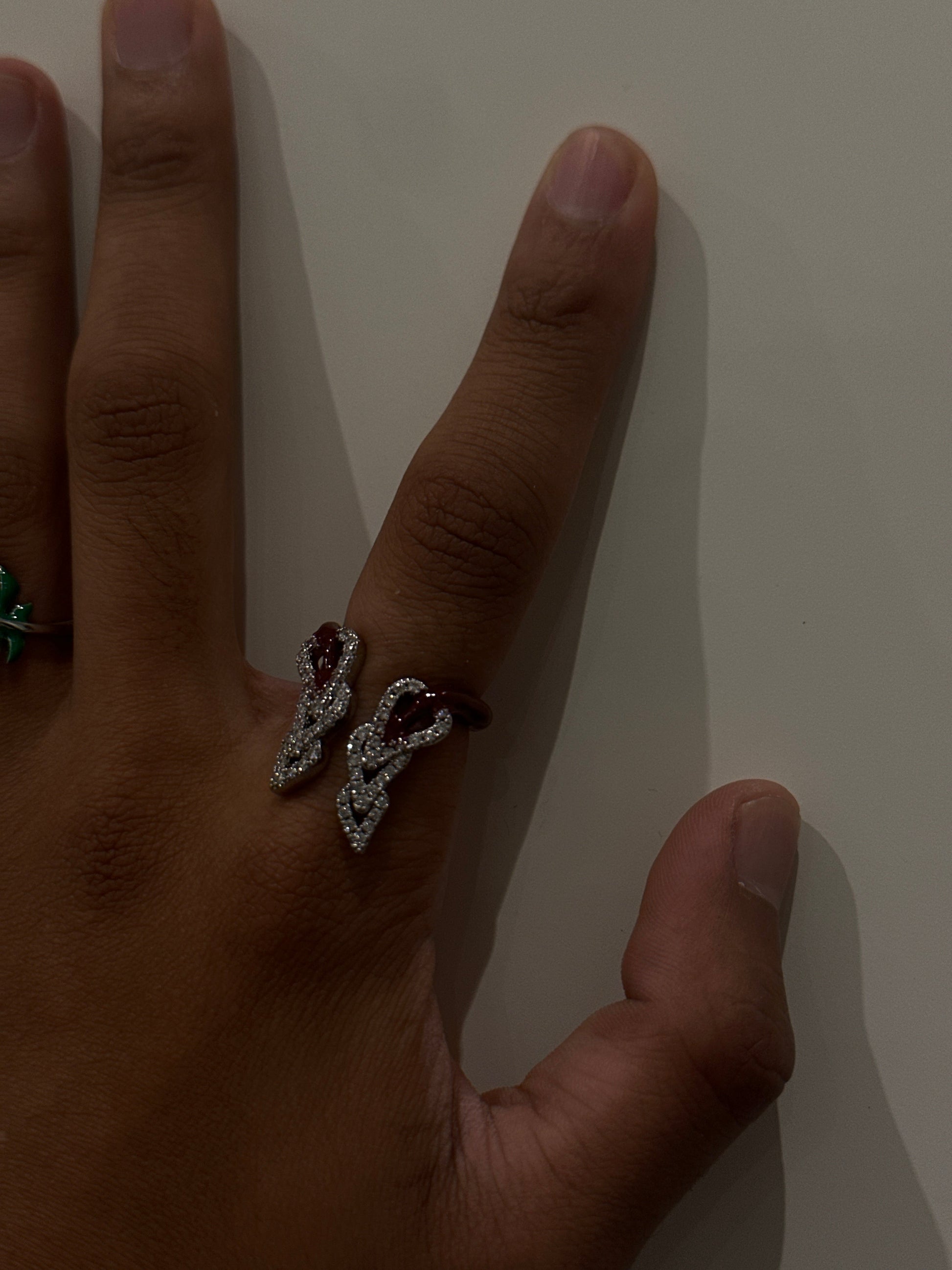 Drop Ring in Enamel - Basliq