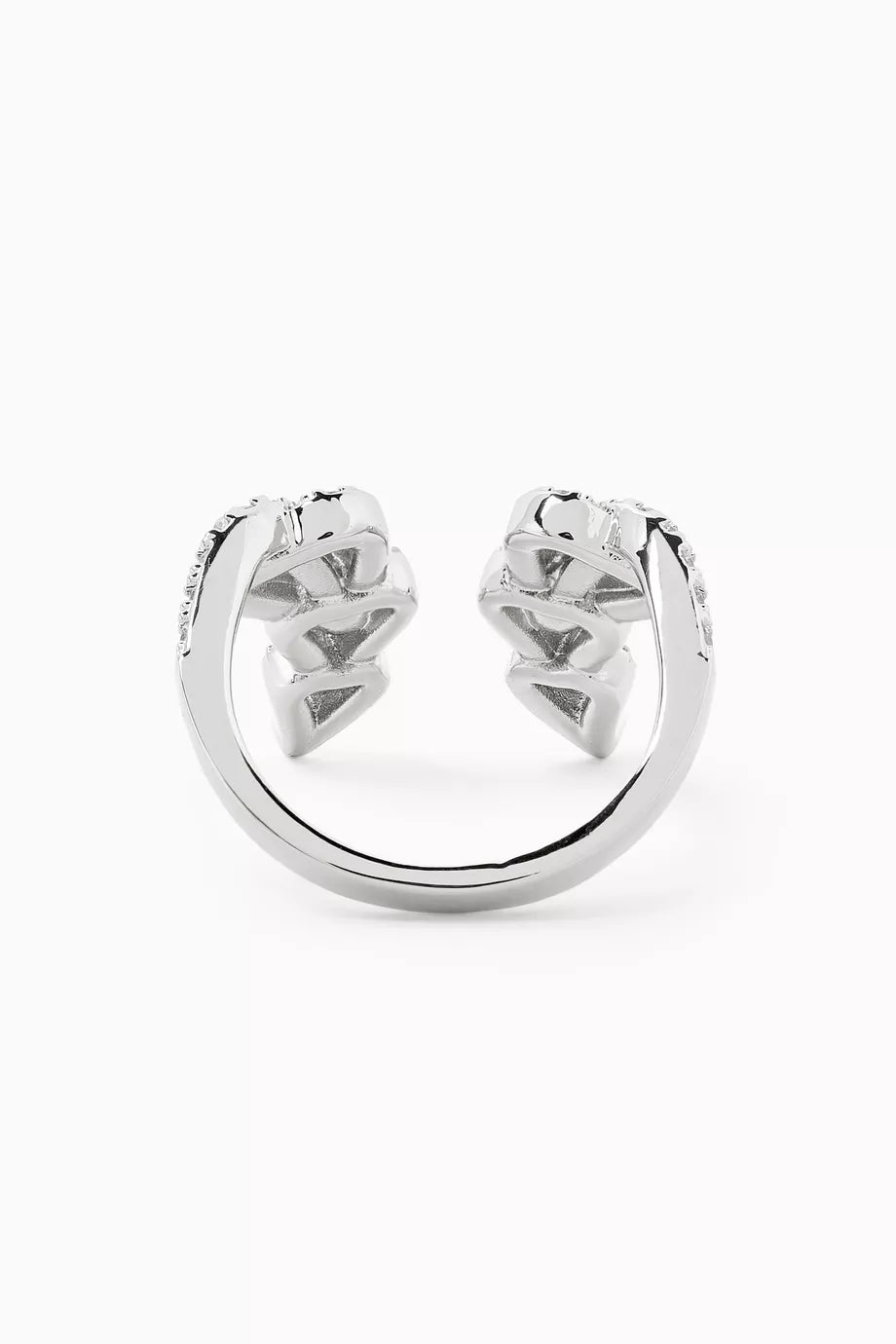 Drop Ring in Silver - Basliq