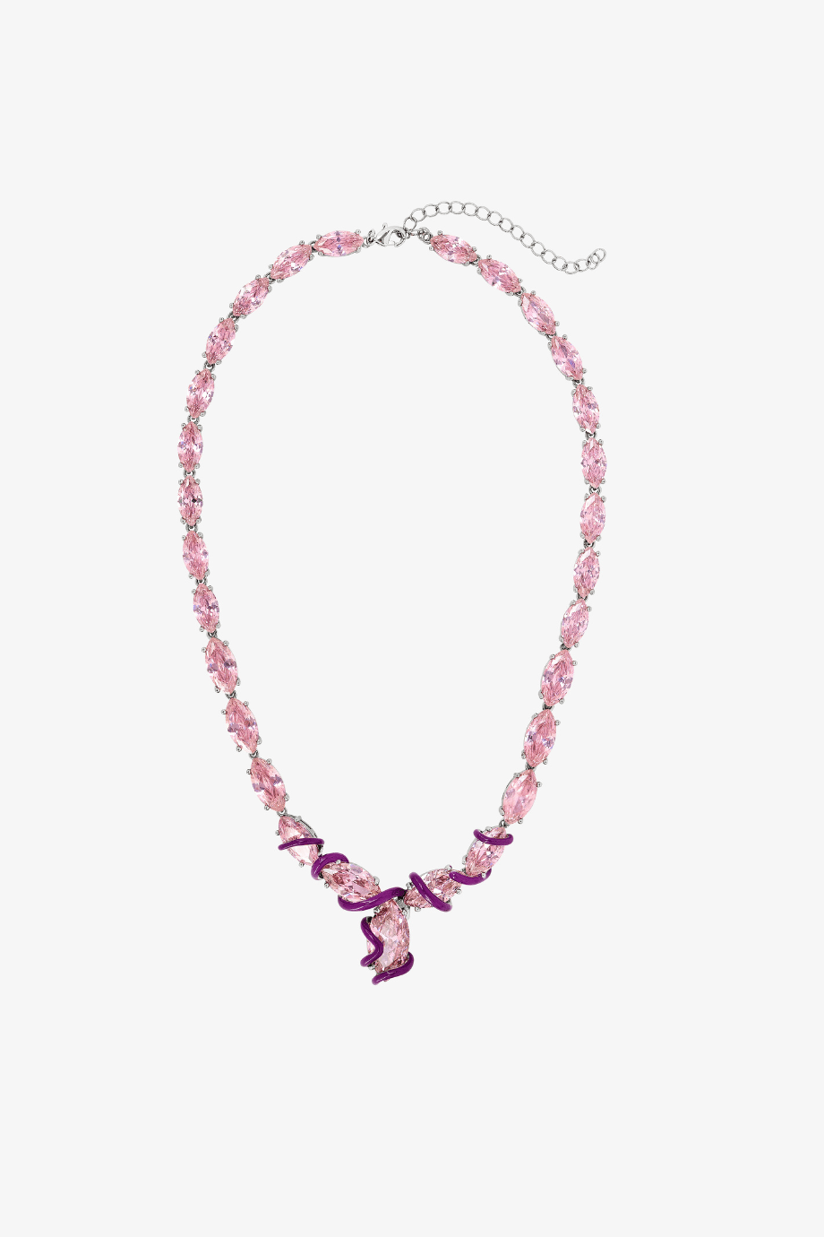 Enamel Vine Necklace - Basliq