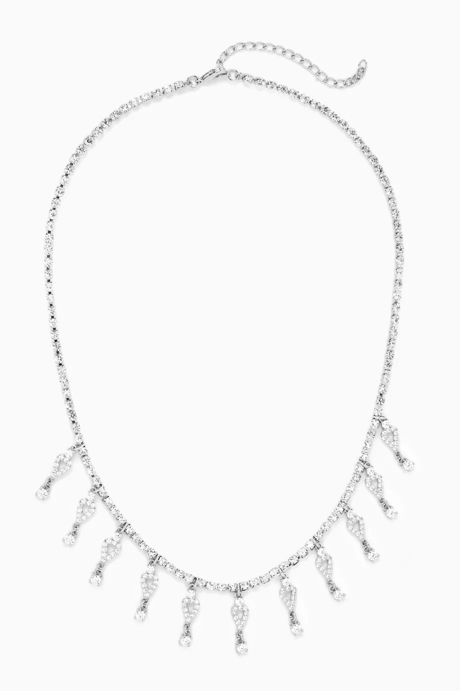 Logo Tennis Necklace - Basliq