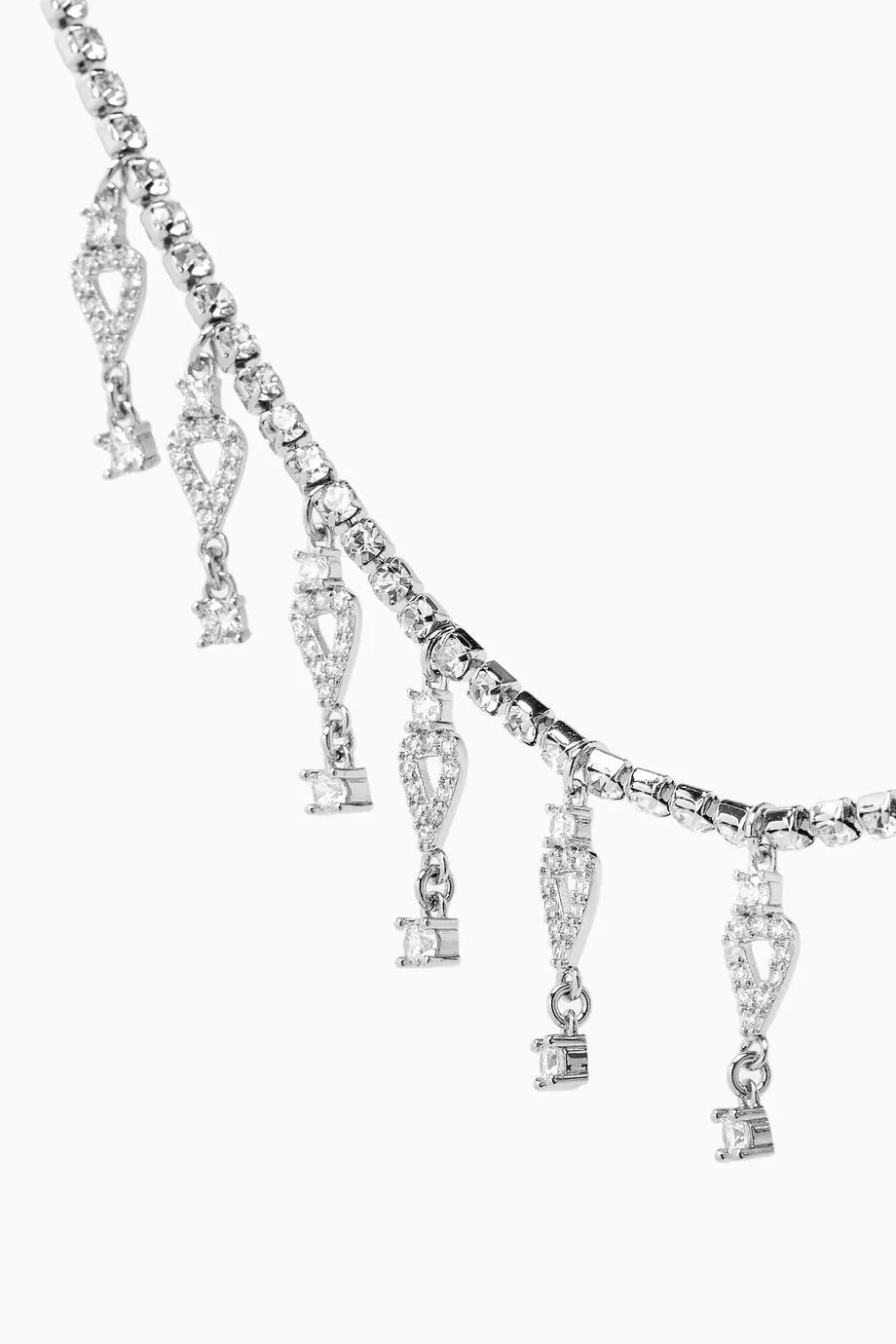 Logo Tennis Necklace - Basliq